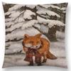 Sofa Throw Pillow Cover Home Decor Cute Little Ghost Sailing Whale Ocean Diver Print Cushion