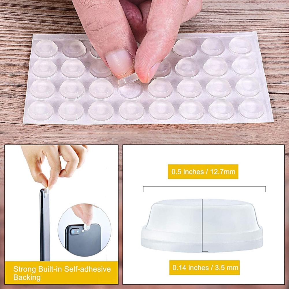 Anti-collision Silicone Gel Granules Cabinet Door Bumpers Self Adhesive Pad