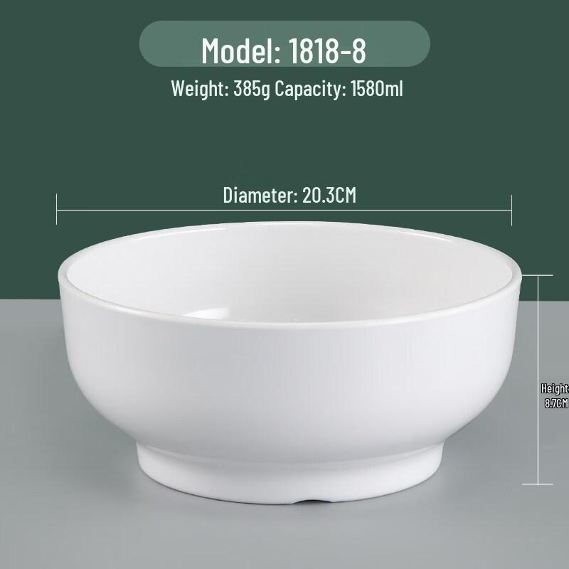 YiPan Melamine Imitation Porcelain Ramen Bowl