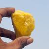 Natural Yellow Sapphire 544.75 Ct Uncut Rough CERTIFIED Gemstone Free Delivery