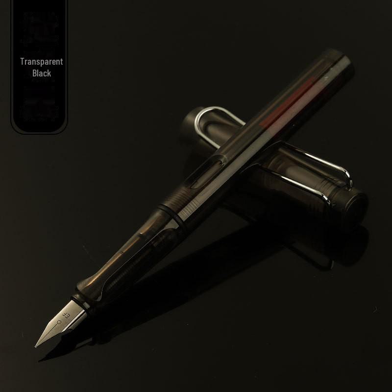 Zhengzi Student Fountain Pen - Iridium Gold 0.5mm Nib, 0.38mm Replaceable Ink Capsule, Steel Construction