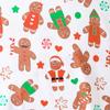 9-24 Months Christmas Infant Baby Cute Gingerbread Man Full Print Romper Casual Long Sleeve Jumpsuit
