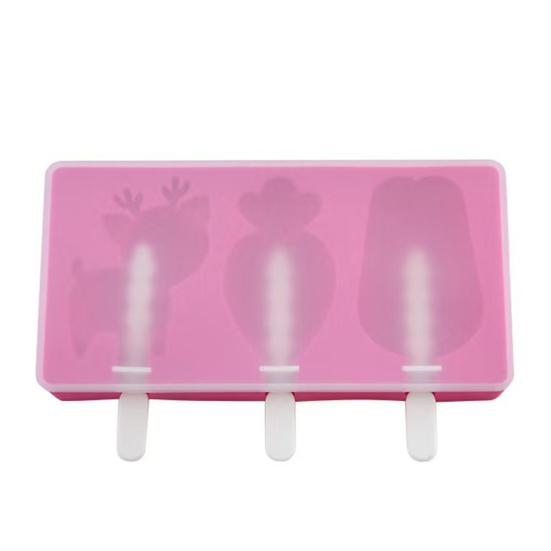 Ice Pop Maker DIY Silicone Popsicle Mold with Lid A