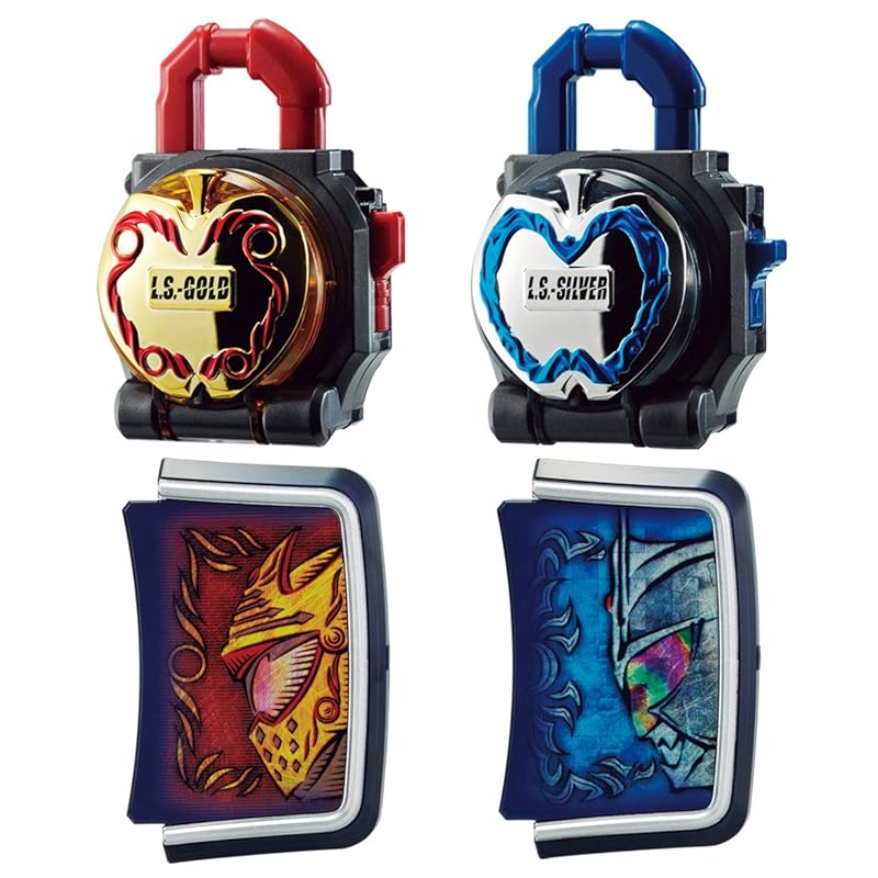 

Камен Райдер Гейм (Гаим) DX Gold & Silver Apple Lockseed Kamen Rider Mars & Crown Set