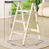 Housewarming Thickened A-Frame Folding Ladder with Enlarged Red Pedal for Safety