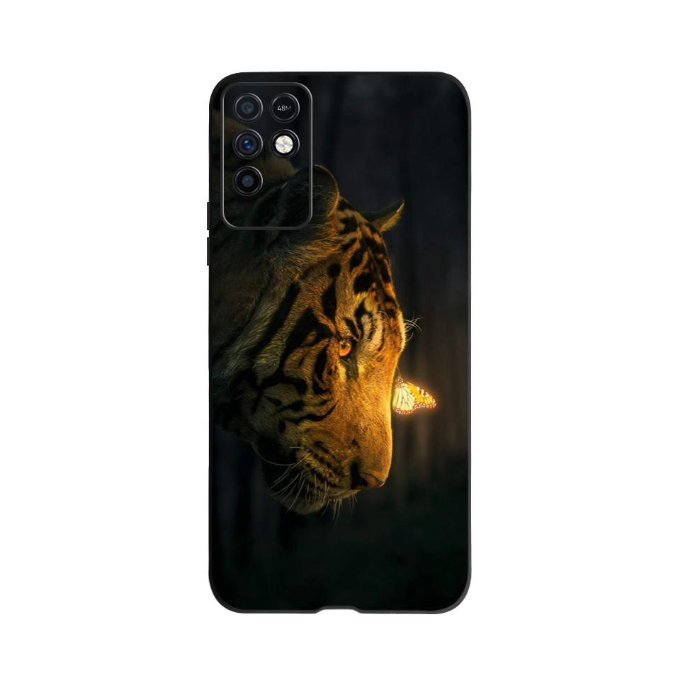 Phone Case For Infinix Note 10 Case 6.95" Soft Silicone TPU Back Cover For Infinix Note10 X693 Coque Cute Animal Fundas Bumper