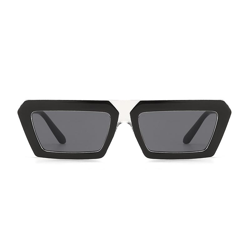 Retro tech square sunglasses UV protection outdoor driving fashion glasses for women