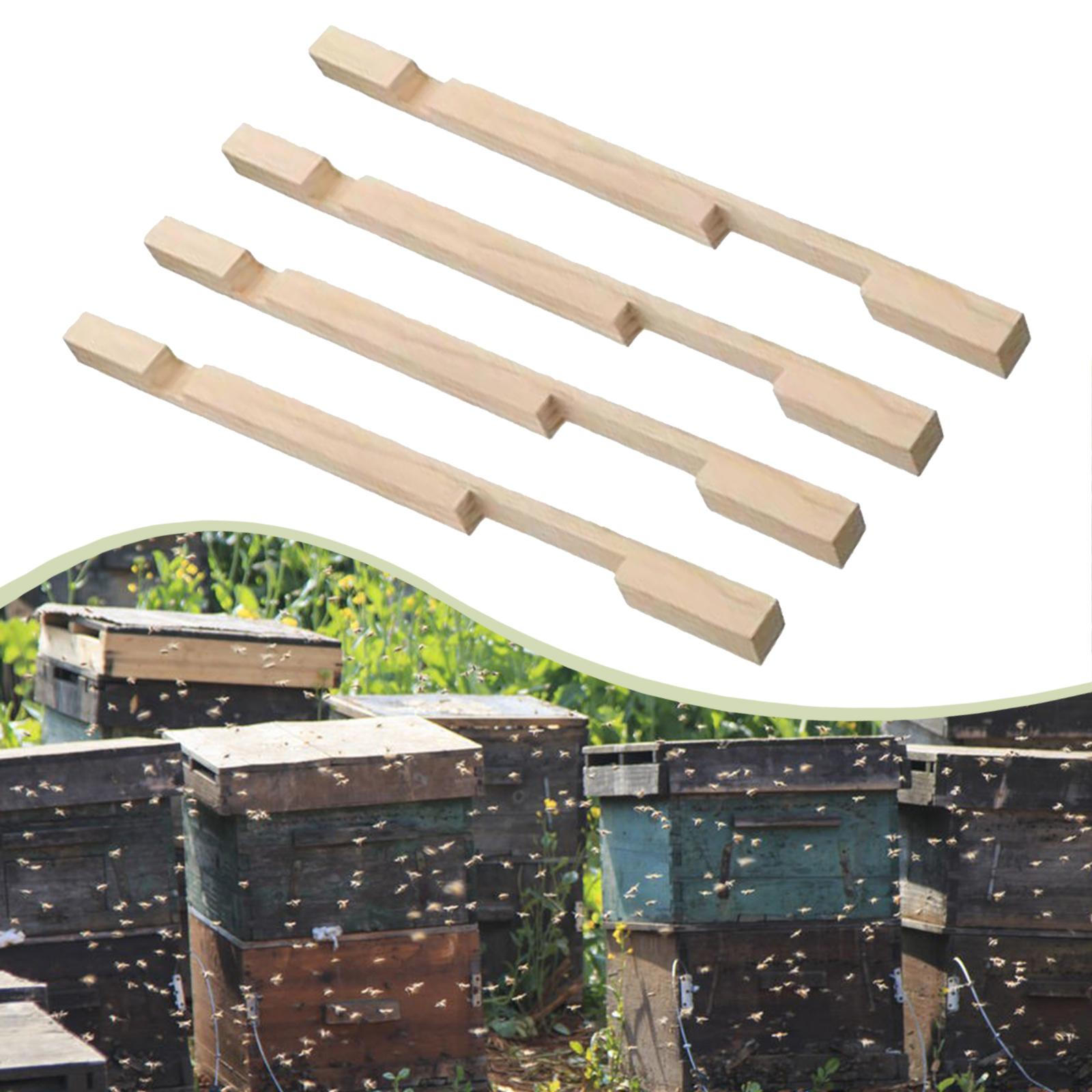 

4Pcs Bee Entrance Reducer for 10 Two Size Openings Accessory Wood Protector Yard Farm