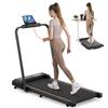 Formill FT51 Foldable Electric Treadmill for Home & Office Fitness 2.5HP Motor, 1-10km/h, 8 Shock Absorbers, Remote Control, LED Display Walking Pad