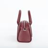 Women's Lightweight Genuine Leather Boston Pillow Bag - Luxury Retro Bowling Handbag & Casual Crossbody