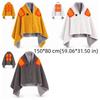 Soft Fabric USB Heating Shawl 3 Heated Level Outdoor Camping Thermal Blankets  Office Use