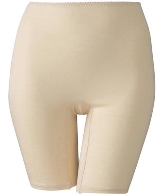 Wacoal Warm Innerwear Length Cotton Blend Warm and Soft Material Stays In Place UHK409 BE [Marshmallow Hot] Above-Knee (Body Fabric) Women's