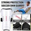 Loogdeel 1Pair Soccer Shin Guards for Children Youth Adults Football Leg Pads Calf Protection Shin Support Straps