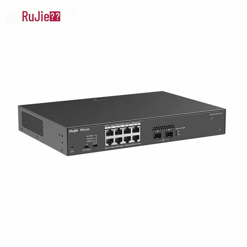 

Ruijie RG-ES110GDS-P-E 8-Port Gigabit Unmanaged PoE Switch