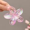 Women Hair Clip Colorful Flower Shape Back Head Hair Claw Horsetail Hair Decoration Hair Styling Tool