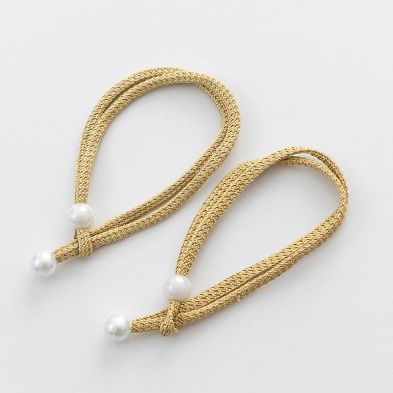 Bead Curtain Holders Woven Curtain Tapes Tiebacks with Drawstring  Decorative Curtain Holder for Home Window Decorations