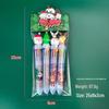 Festive Santa Claus Multi-color Ballpoint Pen for Highlighting and Marking