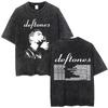 New Arrival Deftones Private Rock Music Vintage Washed Graphic Tee Retro Band Print Oversized Loose Short Sleeve Streetwear Cotton Tees For Men Women