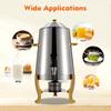 Stainless Steel Hot Water Dispenser 13L Large Capacity with Fuel Tray for Coffee Tea Party, Restaurant, Catering Event
