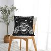 Black Grey Skull Face Día De Los Muertos Pillowcases Funny Pillow Case For Sofa Home Decoration Design Pillow Cover