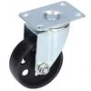 Swivel Caster 3.5in Cast Iron Wheel Dual Bearing Heavy Duty Accessory for Cart Trolley