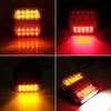 4PCS/2PCS Stop Tail Lights IP65 Waterproof 12V 26 LED Tail Light Super Bright Car Number Plate Light for Trailer Truck Caravan