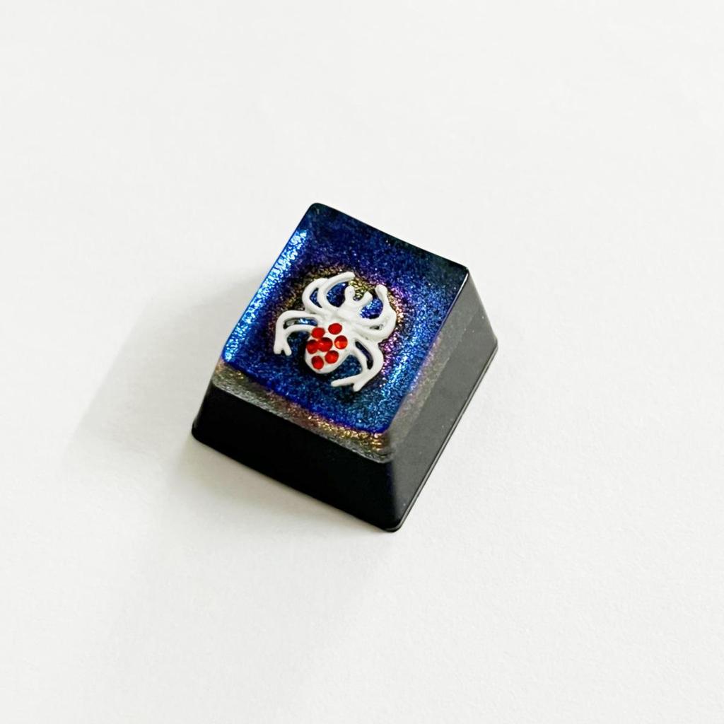 Translucent Resin Halloween Bat Keycaps for Mechanical Keyboards