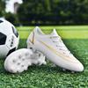Mens Football Shoes  New Hot Selling Low Cut Anti Slip FG/TF Football Shoes Breathable Match Soccer Shoes for Man