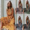 Stylish Womens Sleeveless Polka Dot Maxi Dress Perfect For Summer Beach Holidays