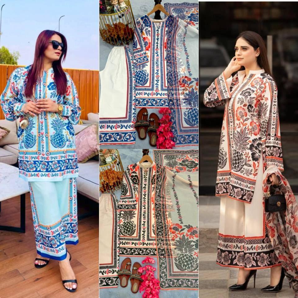 *Launching New  Đěsigner Party Wear Look Pur Natural Crepe Top&plazzo Co-ords Set*