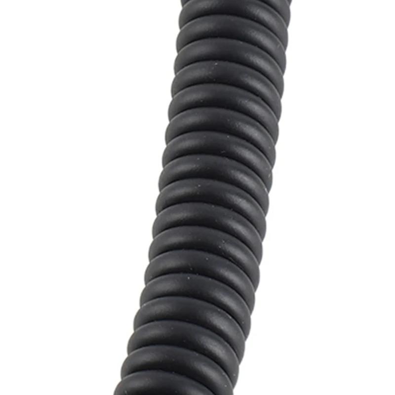 Compactly PC To 2.5mm Flash Syncing Cable with Screw Lock Extended Coiled Wire Design Premium PVC Construction 100cm