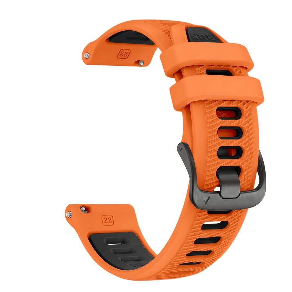 Two-tone Silicone Watch Strap For Garmin Forerunner 265 255 Music 570 47mm/Venu 4 3 2 45mm/Vivoactive 4 Watch SmartWatch bands