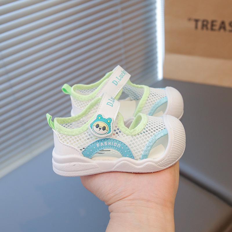 

Мультяшные детские сандалии для малышей, обувь для младенцев, мягкая подошва, для годовалого ребенка, функциональные сандалии Size 21-25 5 pairs starting