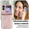 Multi-functional Crossbody Leather Zipper Wallet Cards Solt Case For OPPO Find N2 Flip 5G  Long Rope Lanyard Card Bag RFID Cover