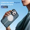 For iPhone 14 Pro Max Case Compatible with MagSafe Lens Frame Kickstand TPU+PC Shockproof Phone Cover