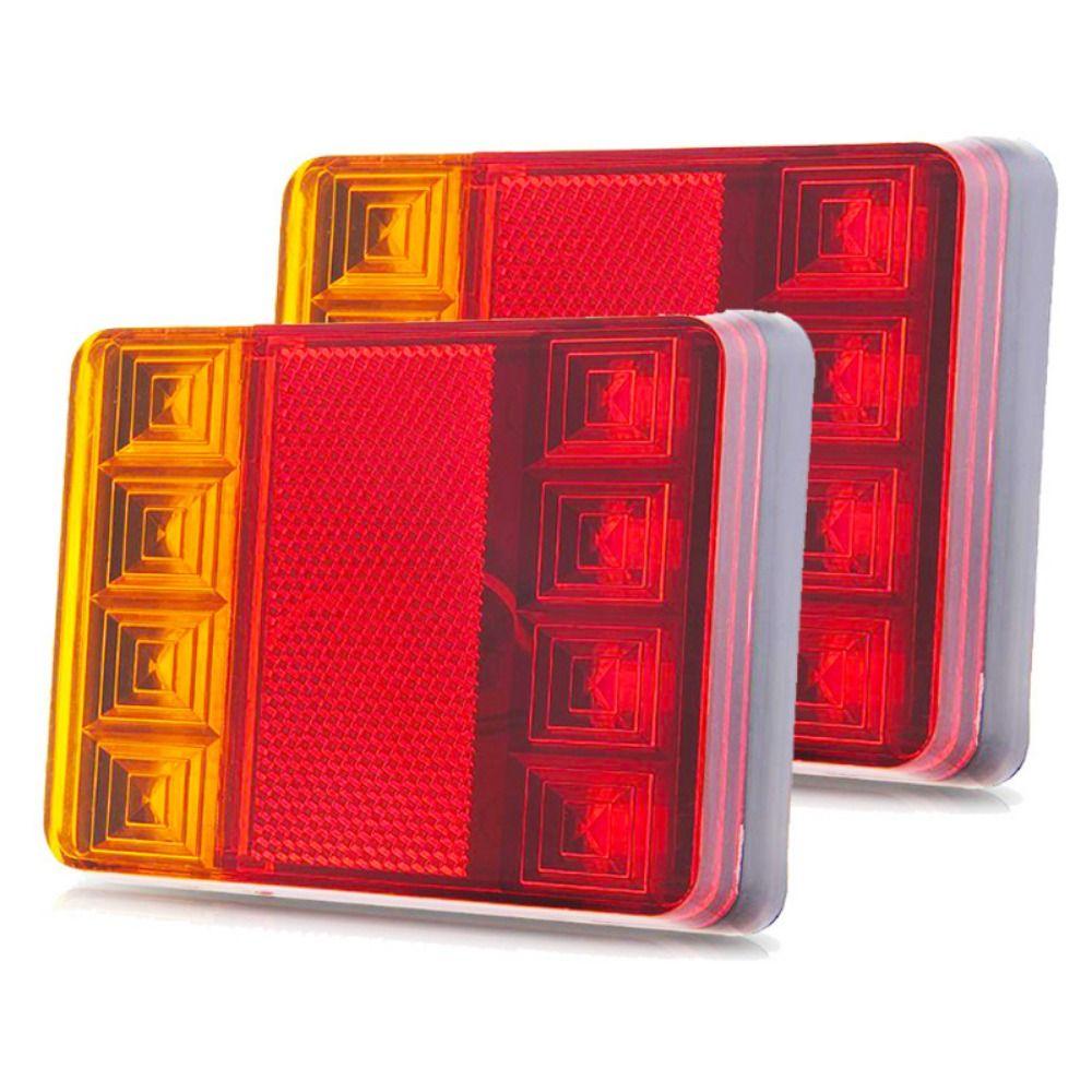2Pcs 12/24V Stop Indicator Lamp Side Light Turn Signal Indicator Rear Tail Lights Lamps  Lorry Truck