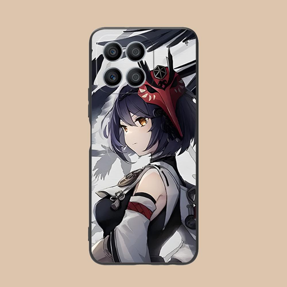 

Game GI Kujou Sara Mobile Phone Case for Honor 90 80 70 60 50 30 20 10 9 8 7 Pro S SE Lite 5G Colorful Printing Cover Pretty Honor 8