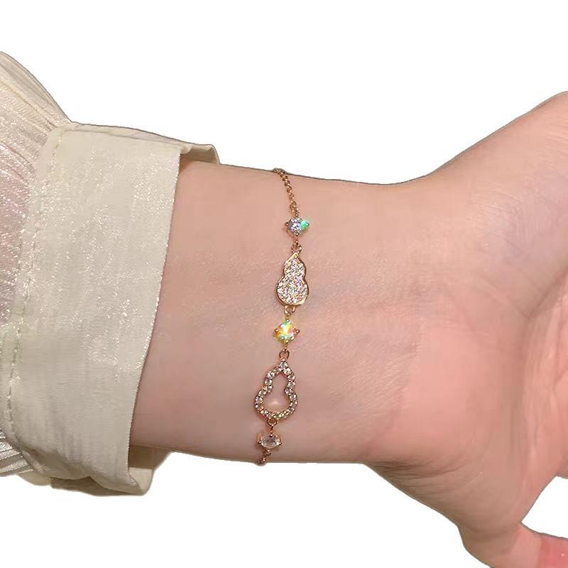 Chinese Daughter Gold! Retro Fulu Bracelet Women'S National Style Gourd Bracelet Light Luxury Niche Exquisite Bracelet Jewelry