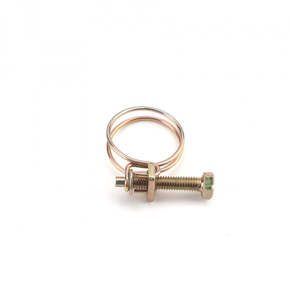 42pcs 6 Sizes Double Wire Hose Clamps Pipe Clip w/Screws Bolt Tight Fitting Kit