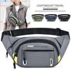 Outdoor Sports, Men's, Wear-resistant Waist Bag, Simple, Waterproof, Portable, Multifunctional Diagonal Chest Bag