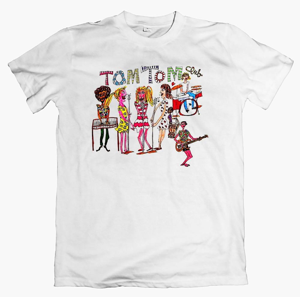 TOM TOM CLUB Tshirt 80s Post Punk Band Tee Unisex genius of love talking heads M