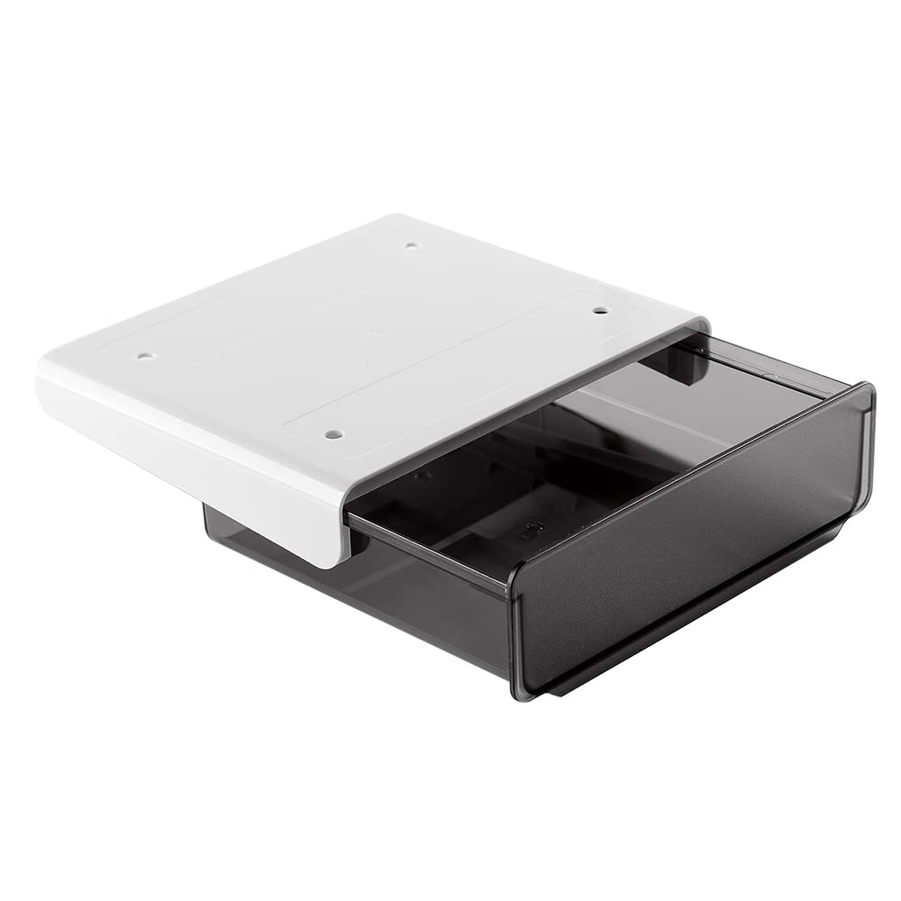 

Hachibanya Drawer Retrofit Under-Desk Storage Accessory Case Stationery Retrofit Drawer Storage Case Black BIG