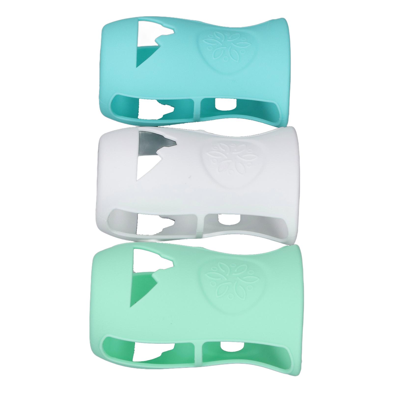 3pcs Bottle Silicone Sve Shatter Proof Silicone Bottle Cover Anti Flowing Sve for Glass Baby Bottles 8 Oz Series