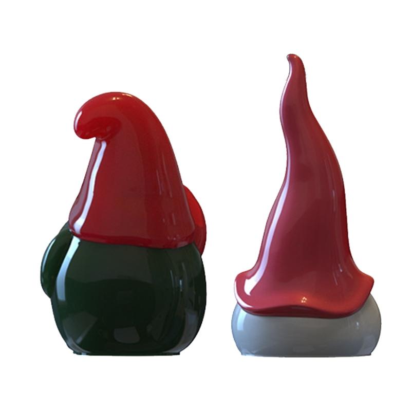 Handmade 3D Christmas Santa Claus Decoration Mold Aroma Plaster Silicone Mold Handicrafts Soap Candle Resin Casting Mold