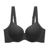 Plus Size Full Bust Minimizing Bra, Thin Push Up Side Support Anti-Sagging Anti-Outward Expansion Seamless Women's Lingerie