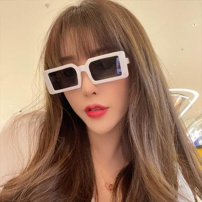 Vintage Outdoorowe Plażowe Małe Okulary Lato Nowe Okulary Przeciwsłoneczne z Kwadratową Oprawką Moda Damska Okulary Przeciwsłoneczne w Kolorze Galaretki