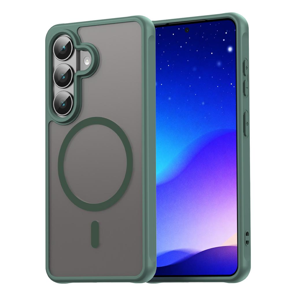 Etui do telefonu Samsung Galaxy S26 Magsafe, Magnetyczne odporne na wstrząsy etui Magsafe, Hybrydowy pokrowiec z bumperem dla Samsung Galaxy S26