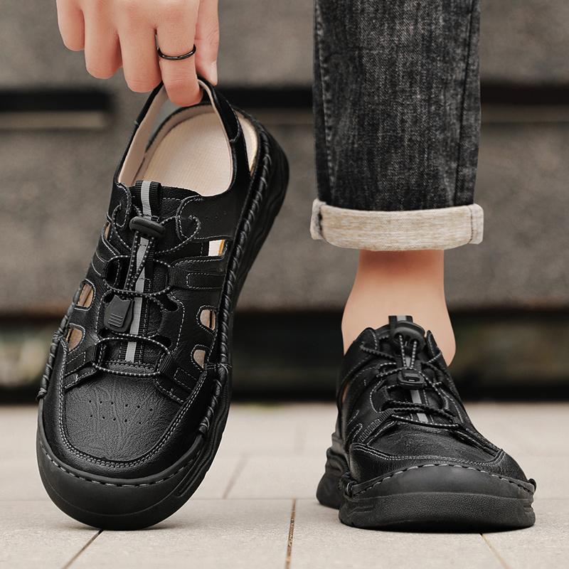 Fashion Leisure Plus Size Men's Sandals Fashion and Quality Handmade Styles Daily Adult Business Office Comfortable Outdoor Shoes Hot