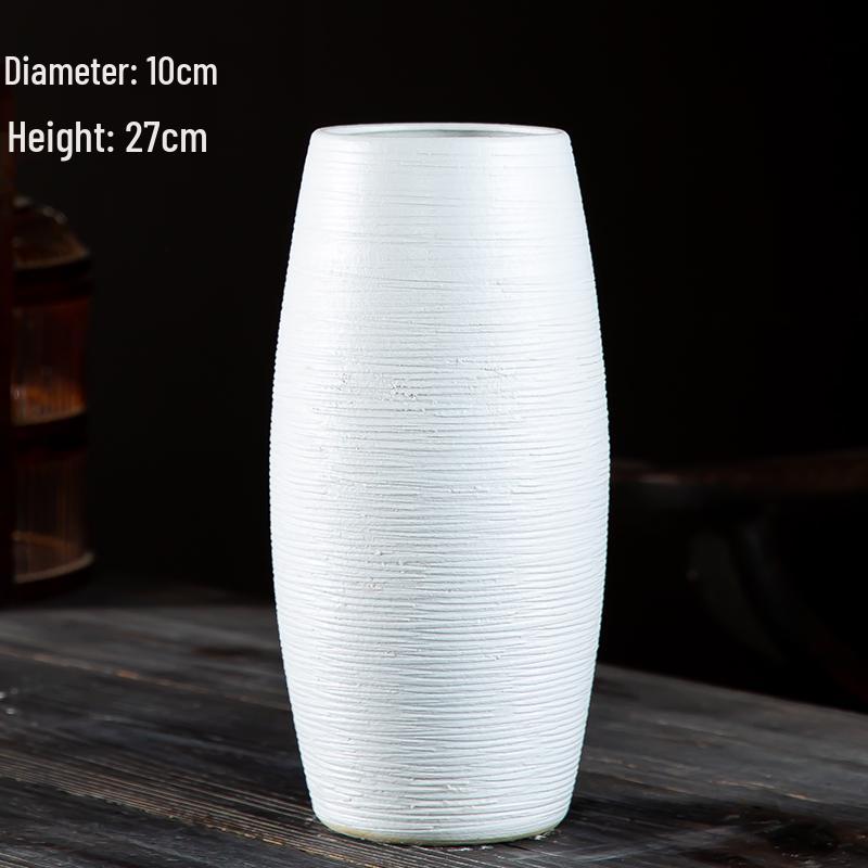 Nordic Ceramic Hydroponic Vase for Home Decor - Living Room Flower Arrangement and Dining Table Ornament