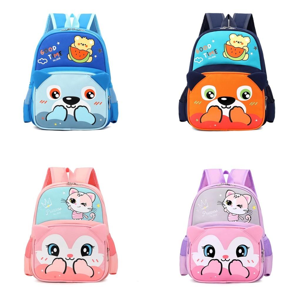Childrens Cartoon Backpack With Breathable Oxford Fabric And Cute Animal Design For Kindergarten Students